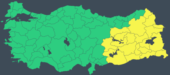 Doğu ve Güneydoğu Anadolu için toz taşınımı uyarısı